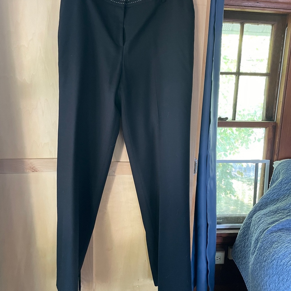 Boden black wool trousers size 12